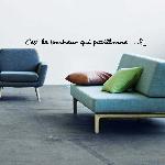 Example of wall stickers: Le bonheur papillonne... (Thumb)